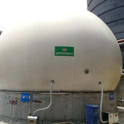 jakość  PES PVC PDFE Double Membrane Biogas Holder Gas Holder In Biogas Plant fabryka