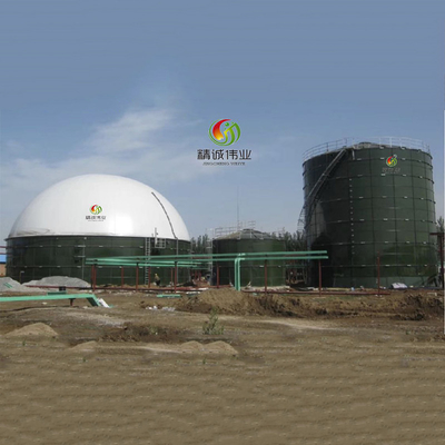 Komercyjna biogazownia Instalacja gazowa z krowiego łajna Systemy biogazowe