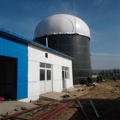 Elektrownia biogazowa beztlenowy fermentator z krowiego łajna