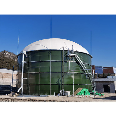 Automatyczne sterowanie Biogazowy zbiornik gazu dla biogazu i ścieków łatwe w instalacji