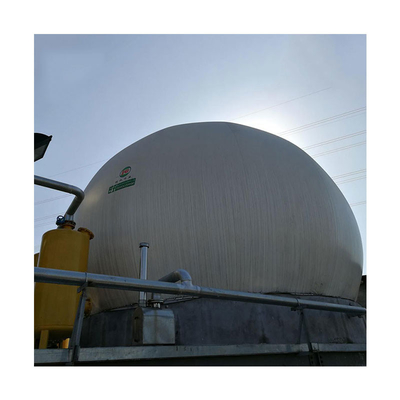 880m3 Podwójny pojemnik na biogaz Biogaz Recykling Antykorozyjny