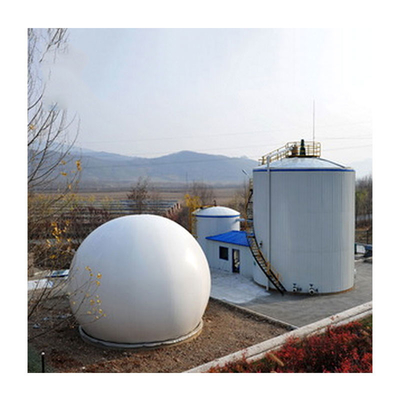 880m3 Podwójny pojemnik na biogaz Biogaz Recykling Antykorozyjny