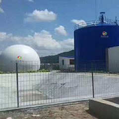 Gigantyczny reaktor do fermentacji metanu z gnojowicą krów ASBR Reaktor wsadowy z sekwencjonowaniem beztlenowym