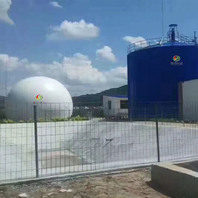 Automatyczne sterowanie Biogazowy zbiornik gazu dla biogazu i ścieków łatwe w instalacji