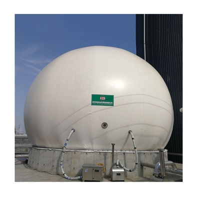 880m3 Podwójny pojemnik na biogaz Biogaz Recykling Antykorozyjny