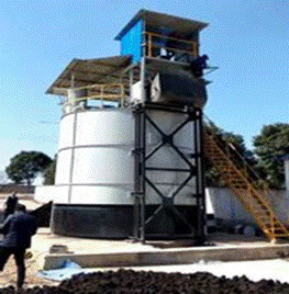 Sterowany komputerowo fermentator tlenowy Odpady spożywcze Fluidyzowany bioreaktor tlenowy